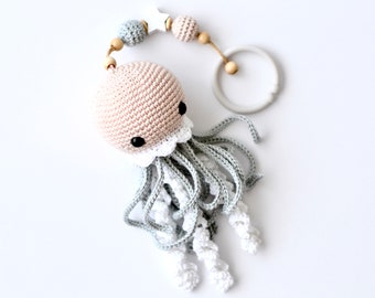 Maxi Cosi pendant "Octopus" crocheted