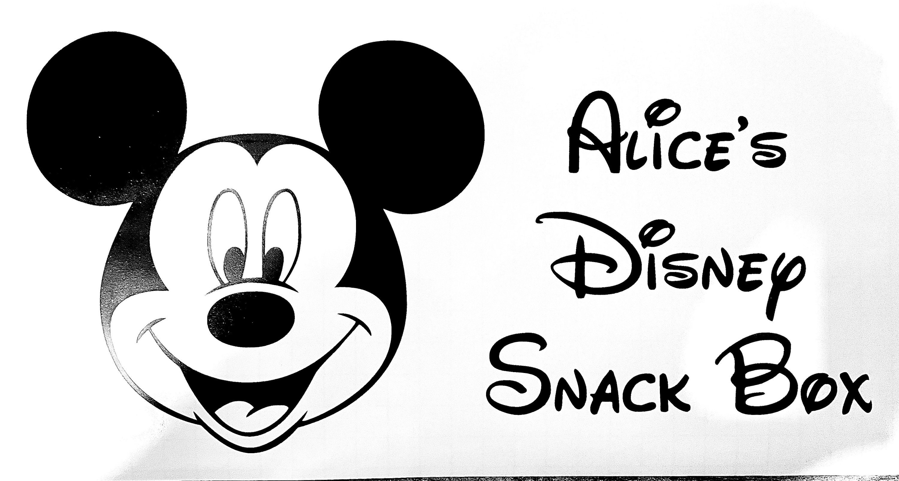 Personalised Mickey Mouse Box Vinyl Sticker Magical Vacation Etsy UK