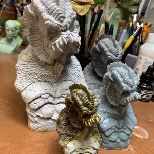 Monster Squad Creature From the Black Lagoon 3D Printed Resin Bust 1:6 ...