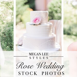 Rose Wedding Stock Photo Bundle / Wedding Stock Photos / Styled Stock Photography