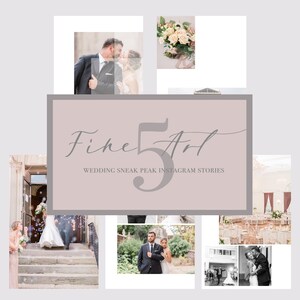 Instagram Stories Photoshop Templates Bundle, Instagram Stories for Photographers, Fine Art Marketing Templates