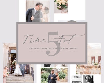 Instagram Stories Photoshop Templates Bundle, Instagram Stories for Photographers, Fine Art Marketing Templates