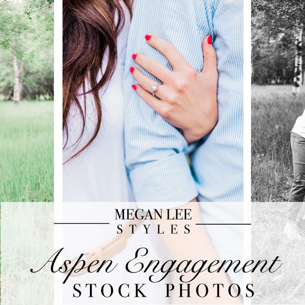 Aspen Engagement Session Stock Photo Bundle / Wedding Stock Photos / Styled Stock Photography