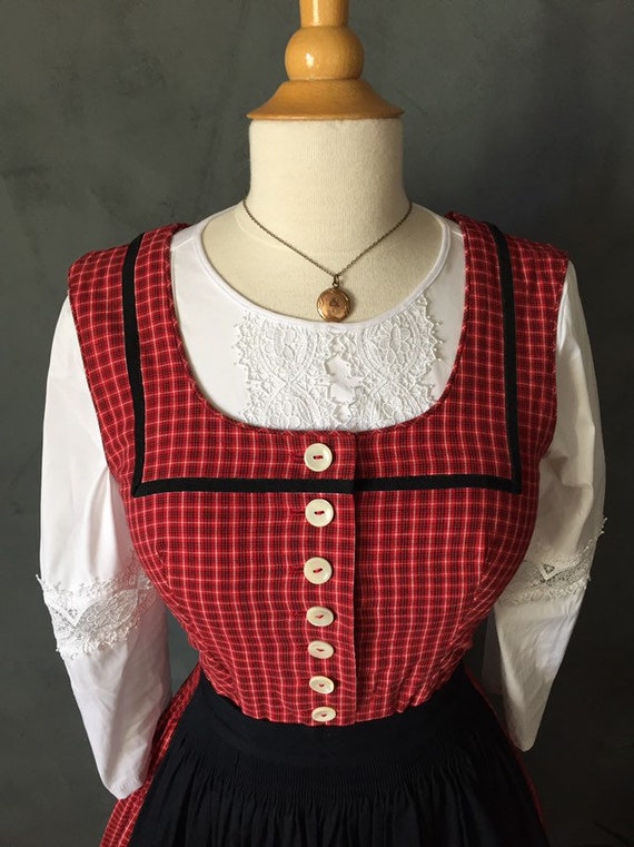 Dream VINTAGE Dirndl dress unique size M 38 costum