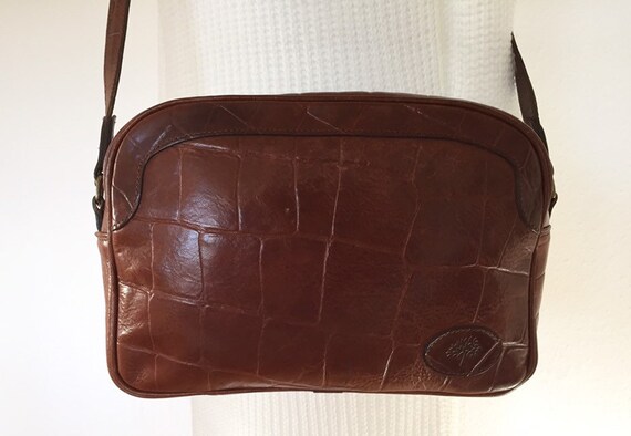 Mulberry vintage bag bag leather 80s RiRi zipper c