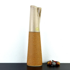 Japanese Vintage Ikebana Vase - Decorative Ceramic Flower Vase - Asian Home Décor - 21cm / 8.2&quot;