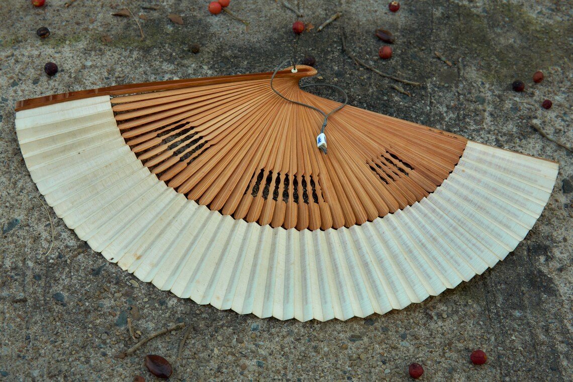 Vintage Folding Fan Japanese Decorative Hand Fan Made of Etsy