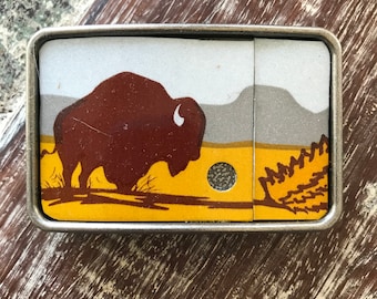 Bison Landscape License Plate - Great Gift for Him or Her!