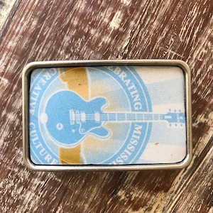 Gitaar kentekenplaat gesp - geweldig cadeau voor hem of haar!