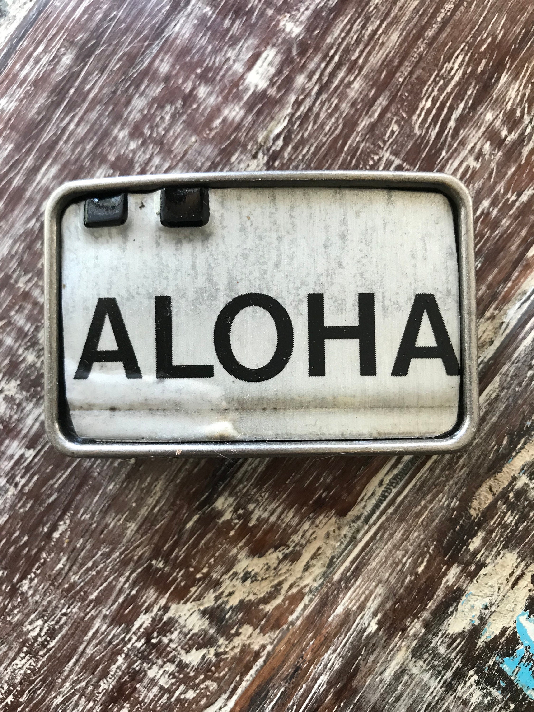 rare boucle Aloha argent boucle de ceinture rare boucle Aloha argent boucle de ceinture
