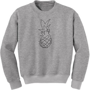 Hand Embroidered Pineapple Logo Sweatshirt