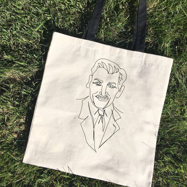 Walt Disney Hanf Embroidered Tote Bag