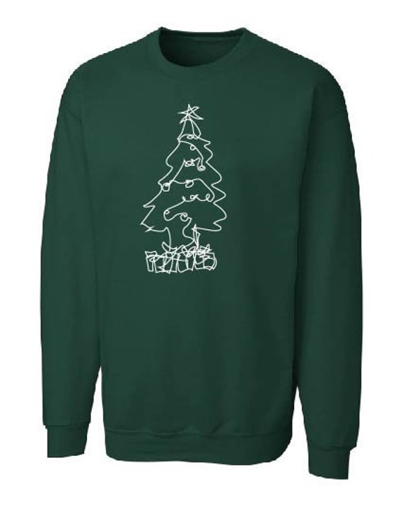 embroidered christmas sweatshirts