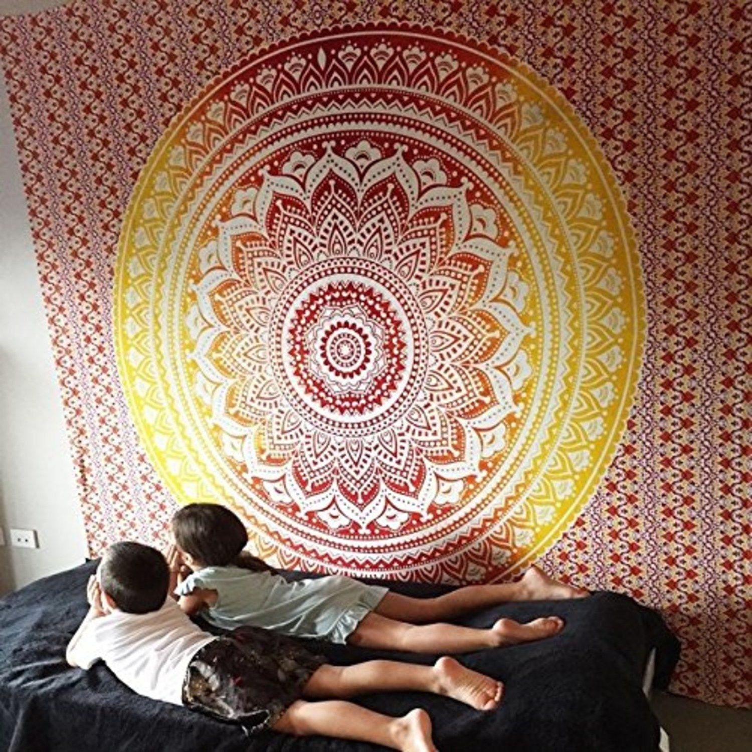 Mandala wall tapestry mandala art wall hanging Etsy
