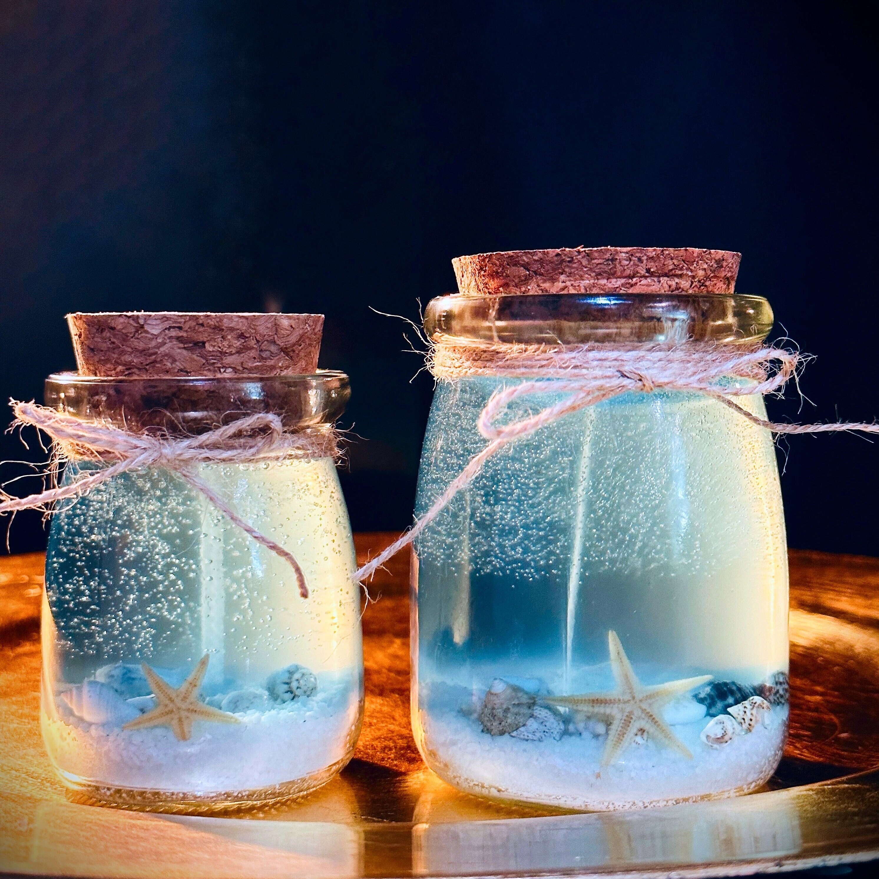 Stunning Beach Themed Gel Candle Favors with Starfish and Shells – The  Favors Factory