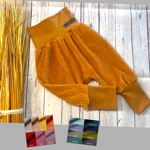 Pumphose Baby Bio-Cordnicki Gr. 44-122, verschiedene Farben, Winterhose, Mitwachshose