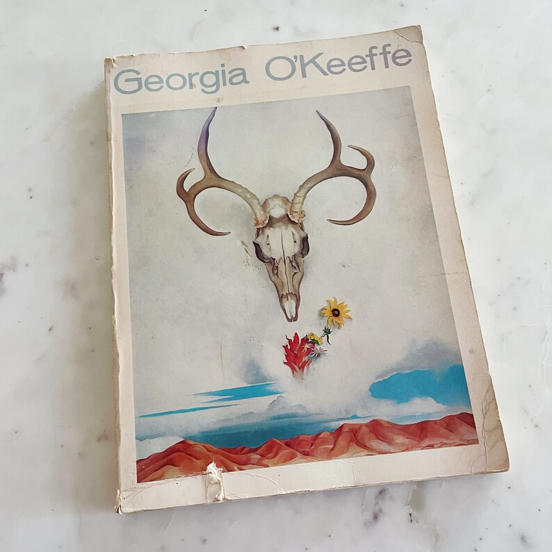 Georgia O'keeffe Vintage Art Book, 1977, American Female Artist, Floral ...