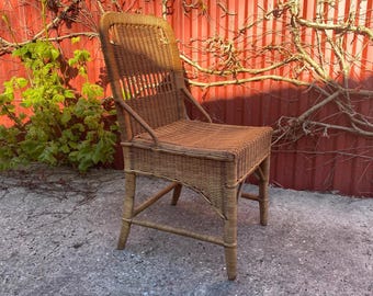 Antiker Rattan Sessel
