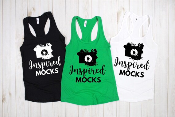 St Patricks Day Mockup Racerback Tank Mock Up