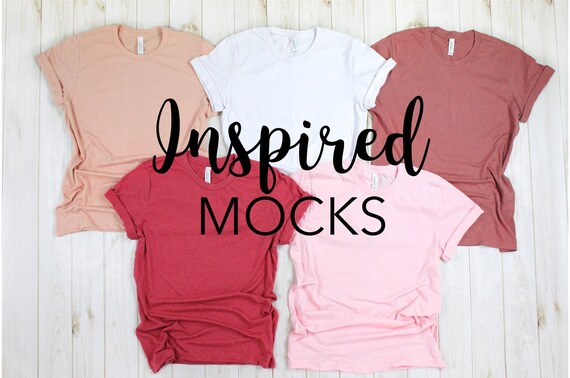 Family T-Shirt Mockup Bella Canvas Mockup Bachelorette