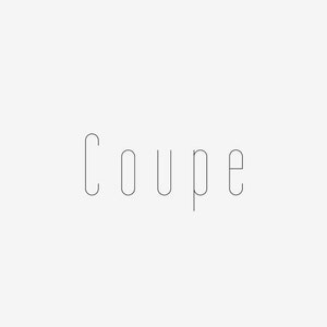 May include: The word "Coupe" in a minimalist font style.
