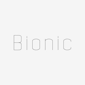 May include: A black and white line art logo with the word "Bionic" in a sans-serif font.