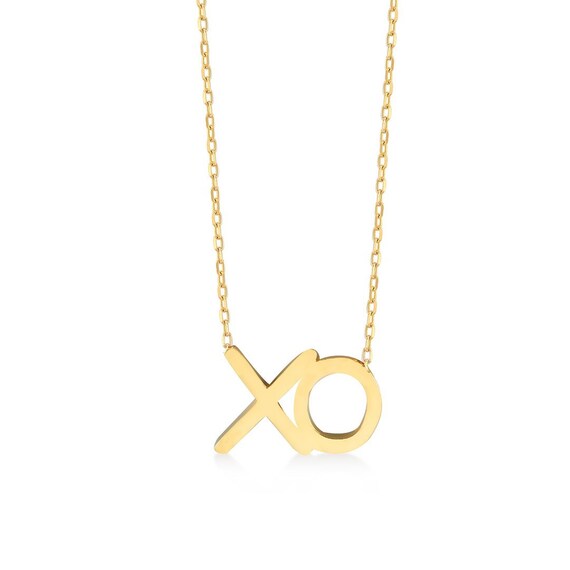 14k Gold Minimalist Necklace 