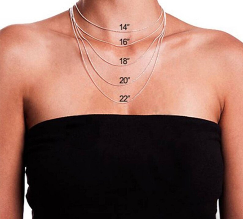 14k Gold Tag Chain Necklace 14K Gold Necklace Solid Gold Pendant and Chain