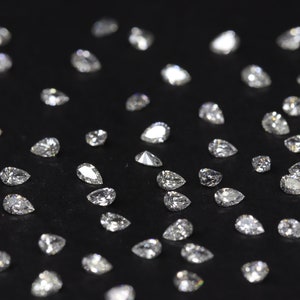 Natural Pear Shape Loose Diamonds, Natural Loose Diamond cut Pear shape EFG/VS