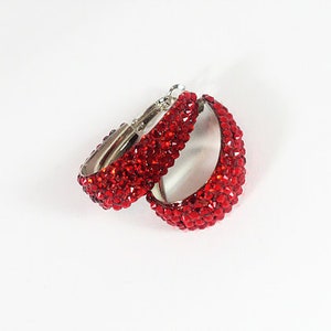 Ballroom Swarovski Earrings Hoop