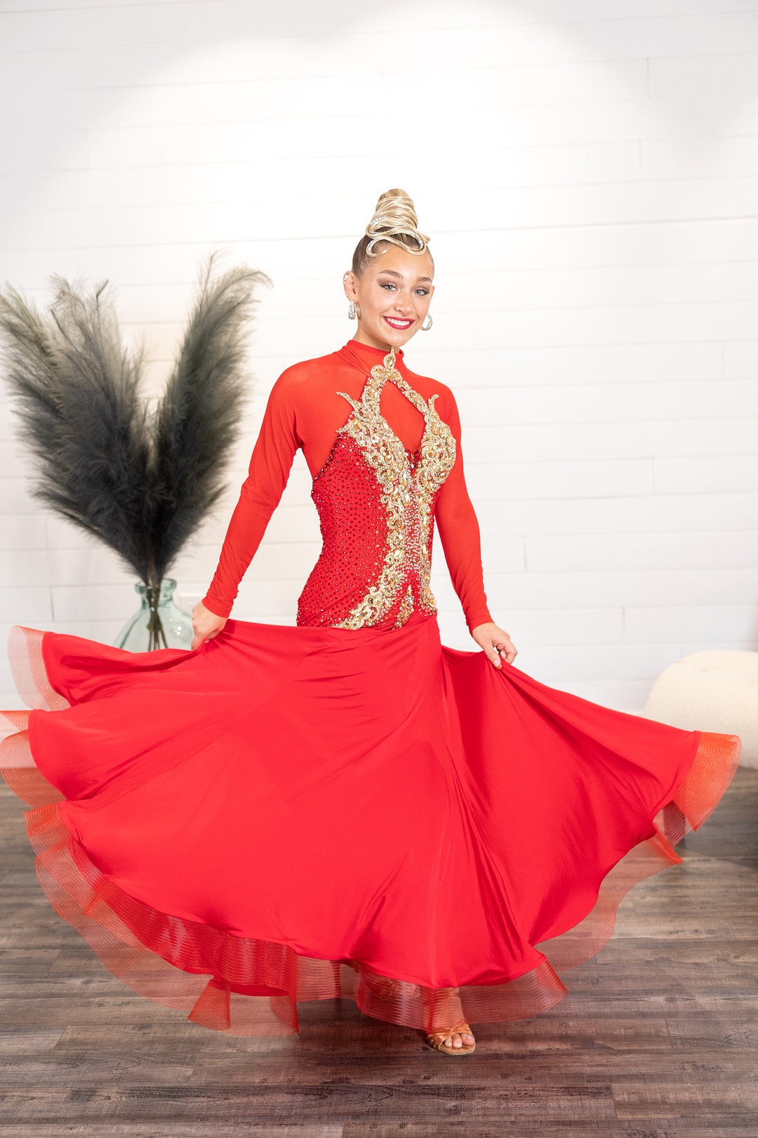 Ballroom Dance Dress Latin Dress Social Dance Dress Etsy