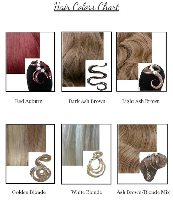 White Hair Color Chart