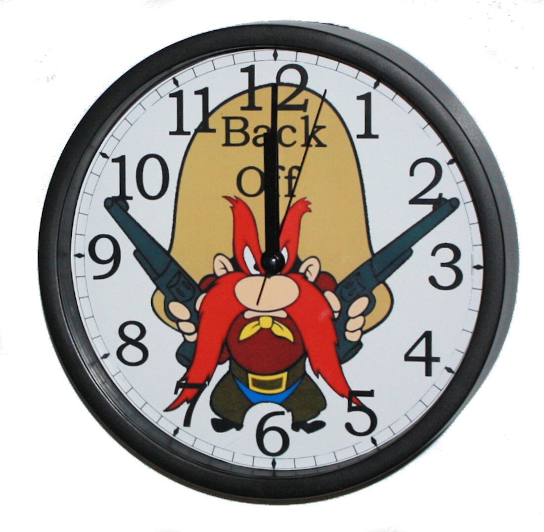 Yosemite Sam Wall Clock Etsy