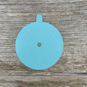 Funda para vela en blanco, cartulina verde/turquesa, varios tamaños, cartón 300 g/m2
