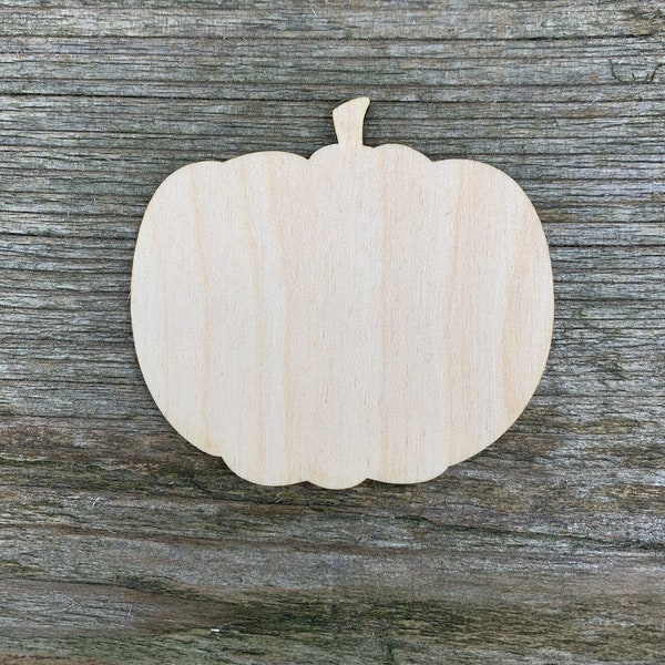 Wooden pumpkin blank shape, for craft, various sizes, pumpkin Halloween, pumpkin cutout