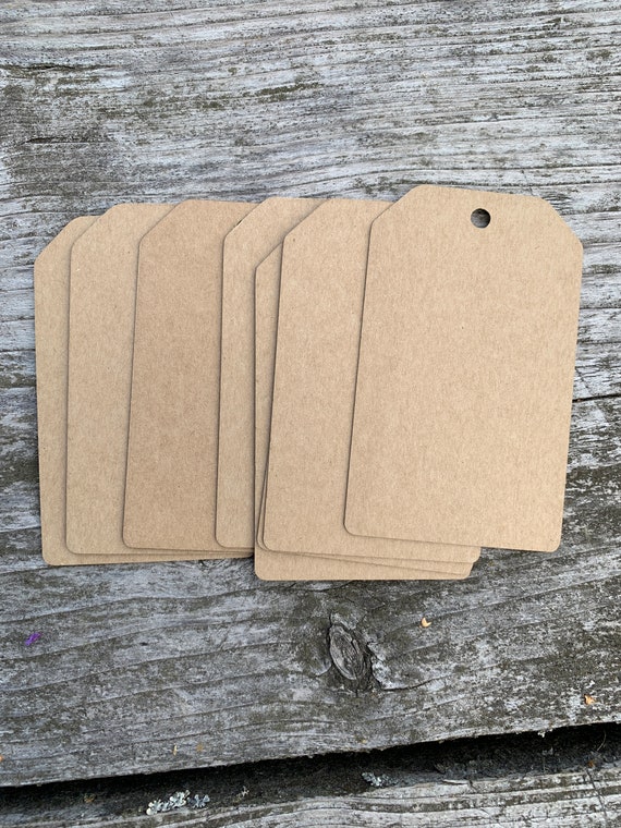 9 X 5.5 Cm Blank Paper Tags,luggage Tag, Eco Card Paper, Recycled