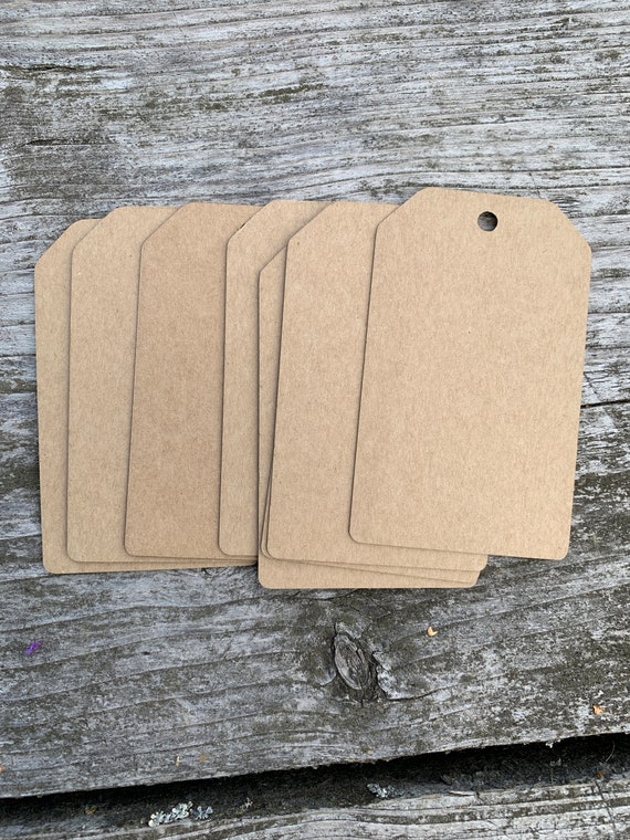 9 X 5.5 Cm Blank Paper Tags,luggage Tag, Eco Card Paper, Recycled Paper,  Square Tags, Wedding Favours, Price Labels, Gift Tags, Vintage 