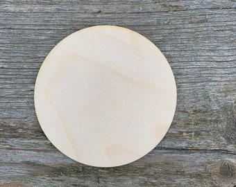 3 cm - 20 cm wooden circles, round shapes, set of 10,  for craft, various sizes