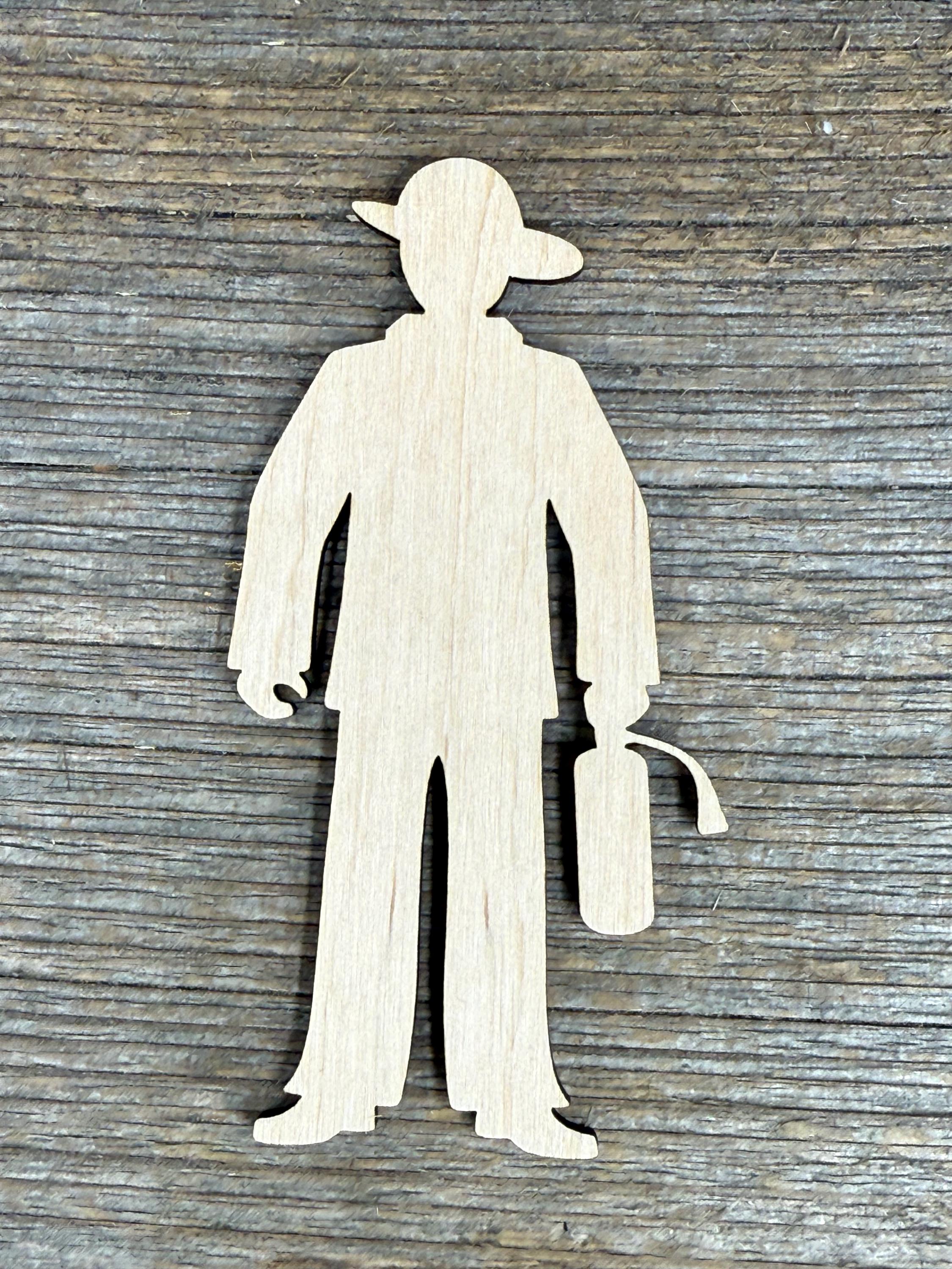 Laser Cut Wooden Fireman Shape, Birch Plywood Craft Supply - Etsy Australia