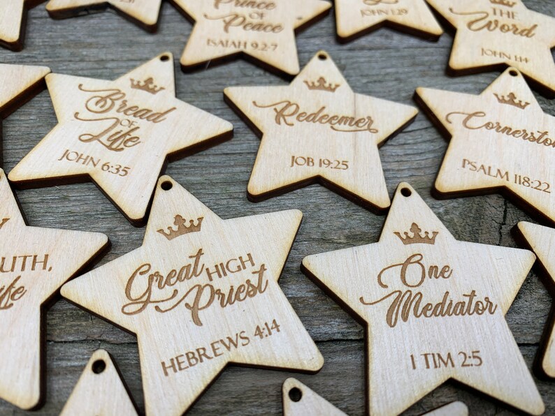 The Names of God Advent Calendar Wooden Number Tags Double Etsy The Names of God Advent Calendar Wooden Number Tags Double Etsy