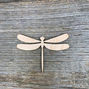 Wooden dragonfly shape, various sizes, for crafts ,  wooden insects, decoration, natural wood