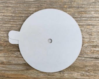 Blank  candle dust cover, dark gray cardstock,  various sizes, cardboard 300 g/m2