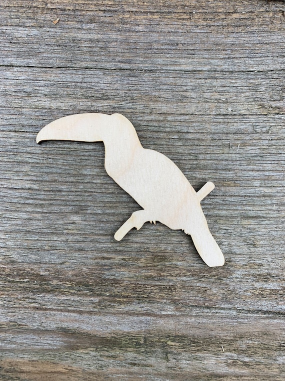Ornament - Toucan Raw Wood Ornament - Toucan Raw Wood