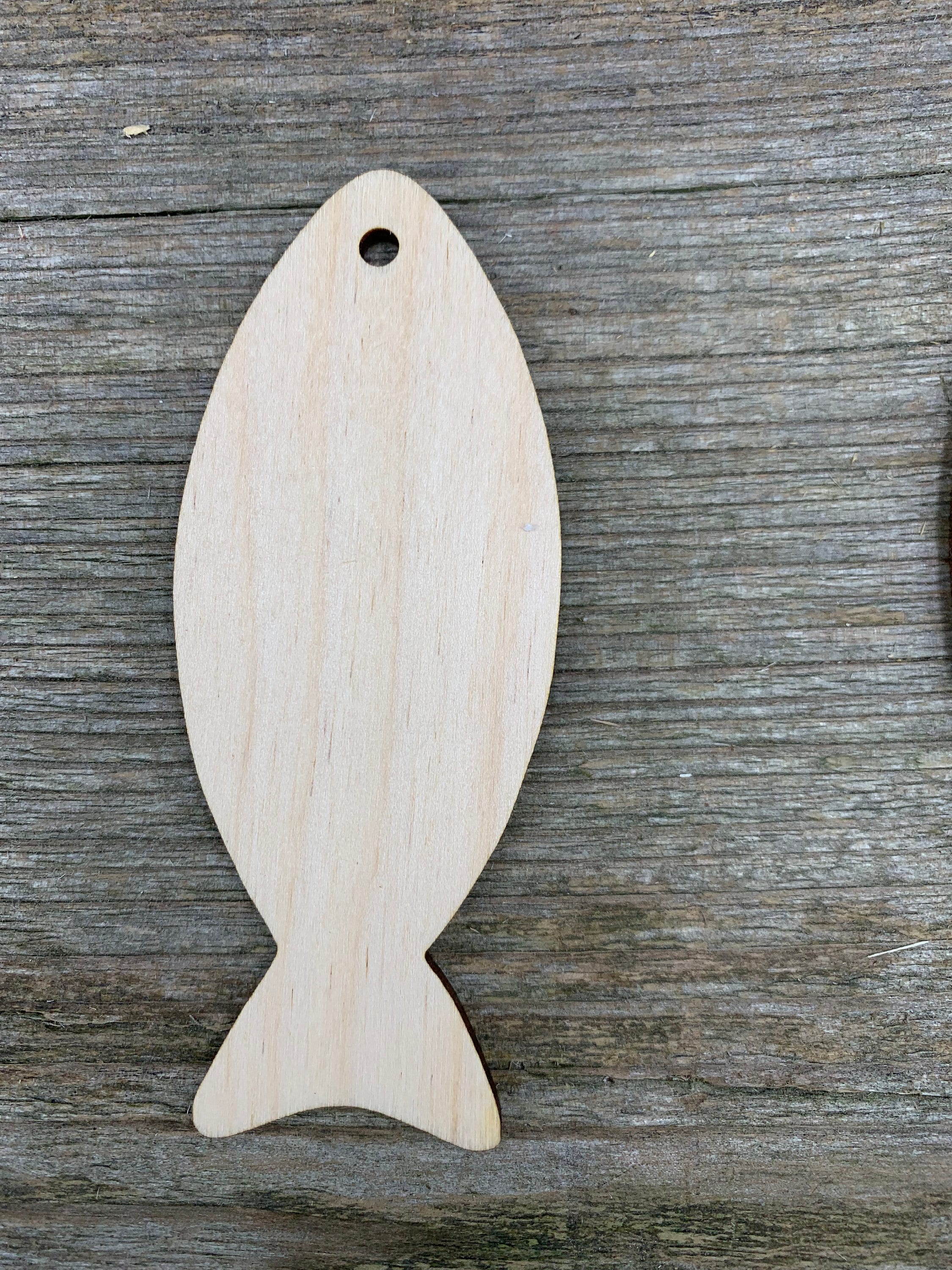 30 Sagome In Legno A Forma Di Pesce 10 Cm - Non Finite, Fai Da Te, Per Decorazioni, Etichette Regalo E Progetti Creativi - 3