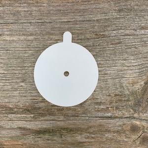 Funda para velas en blanco, cartulina gris claro, varios tamaños, cartón 300 g/m2