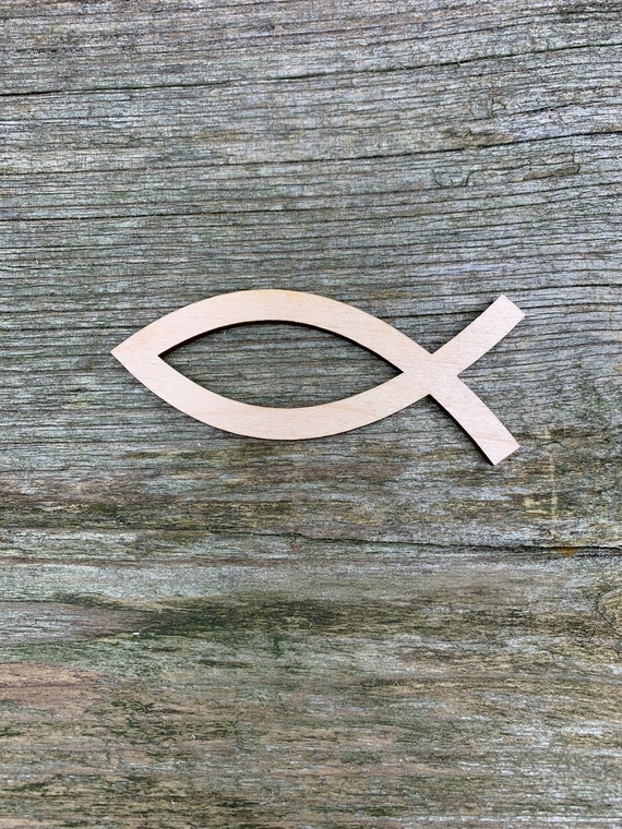 Bookmark - Jesus Fish - Birch wood Bookmark - Jesus Fish - Birch wood