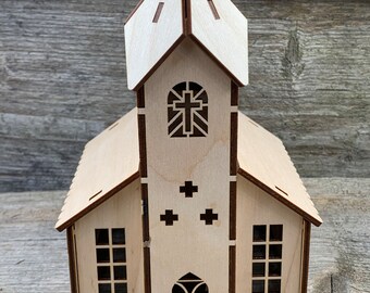Cuteefun Miniature Casa delle Bambole DIY, Kit Case in Miniatura da Costruire Fai da Te con Mobili Copertura Antipolvere e Strumenti, Natale Halloween Regalo di Compleanno(Sakura Noodles Shop