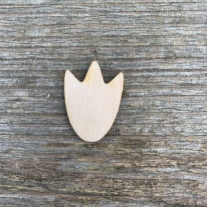 Wooden bird feet, penguin feet, various sizes, for crafts , decoration, natural wood