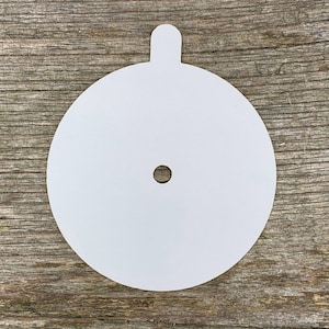 Blank  paper candle dust covers, gray cardstock,  various sizes, cardboard 300 g/m2