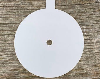 Blank  paper candle dust covers, gray cardstock,  various sizes, cardboard 300 g/m2